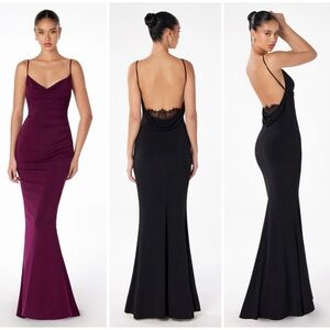 Elegant Wine Formal Dress
